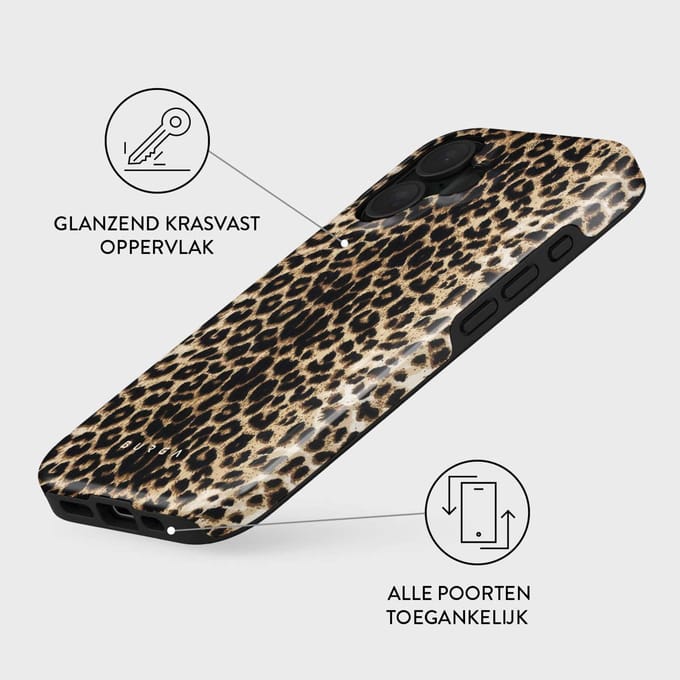 Burga Tough Case geschikt voor Apple iPhone 16 Plus - Player