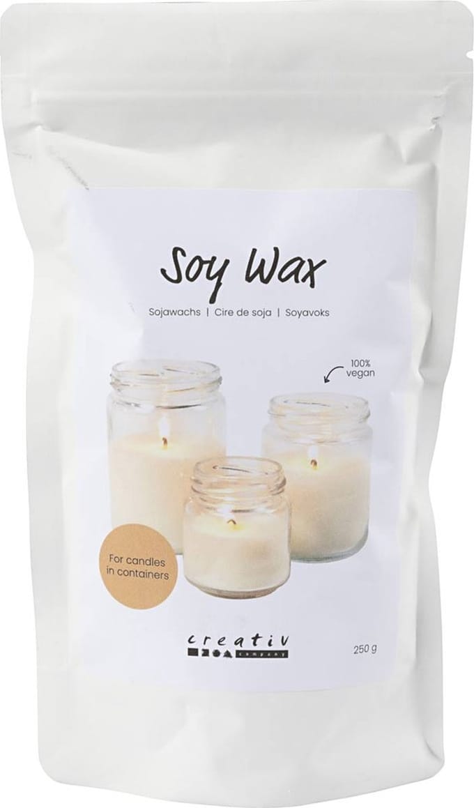 CC Soy Wax, For candles in containers, cream, 250 g/ 1 pack