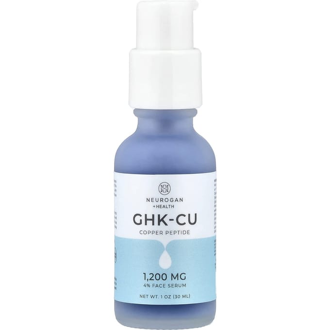 Neurogan Health, GHK-CU Koperpeptide, Gezichtsserum, , 30ml(1 ons) gray