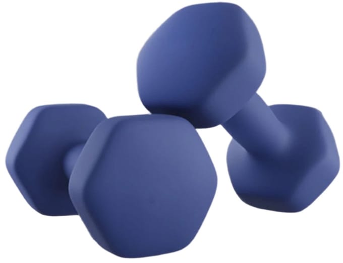Dumbbells Set - Vrije gewichten - Sterkte traininggewichten - Duurzame neopreencoating - 21 cm x 10,5 cm