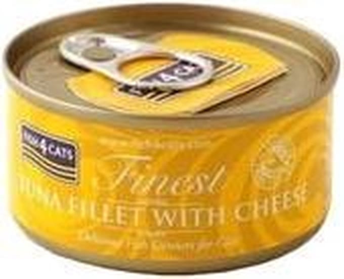 Fish4Cats Finest - Tuna Fillet with Cheese - 10 x 70 gram