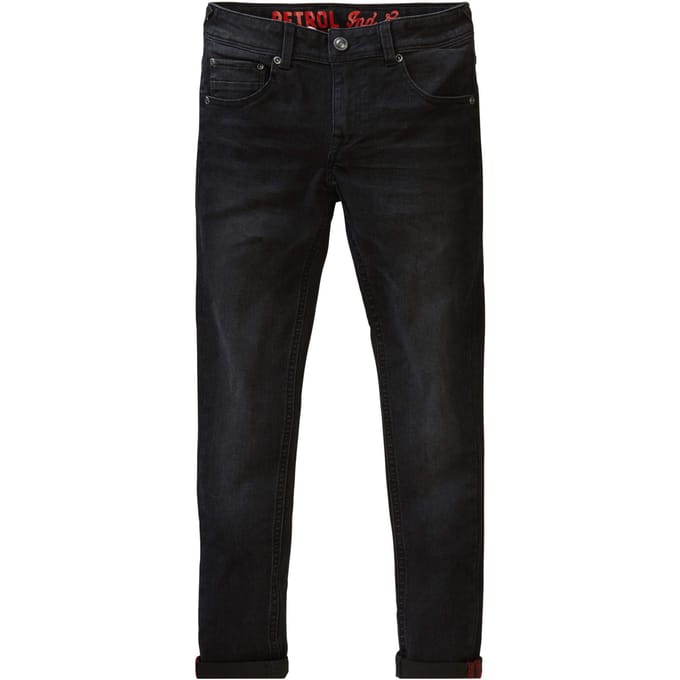 Petrol Industries - Jongens Nolan Narrow Fit Jeans - Zwart