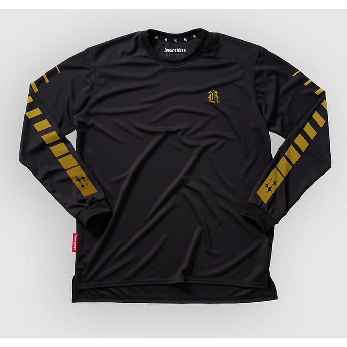 Loose Riders Shutter Long Sleeve Jersey zwart