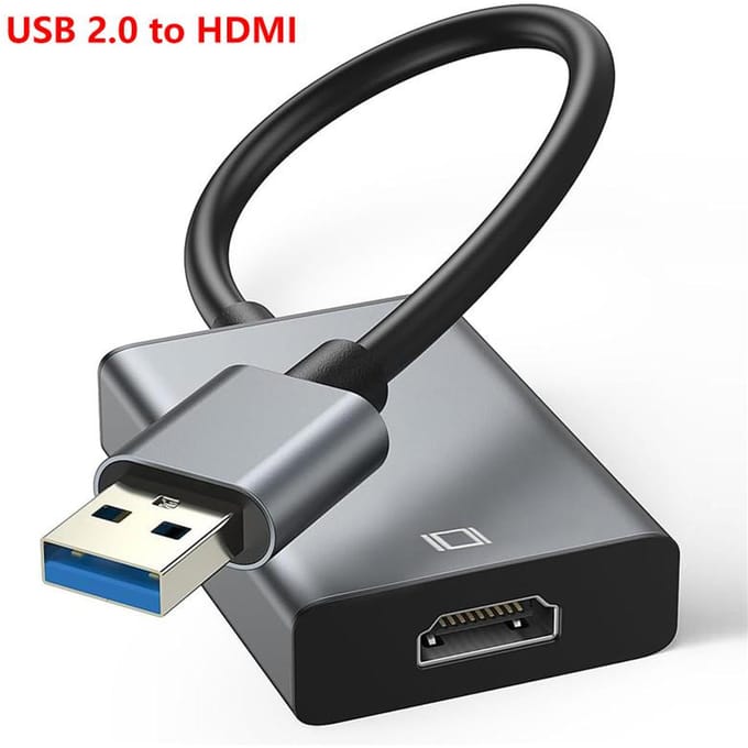 Adaptateur d'affichage vidéo USB 3.0 vers HDMI 1080P Multi-écran Convertisseur externe Câble pour projecteur Ordinateur portable Moniteur PC Windows 7/8