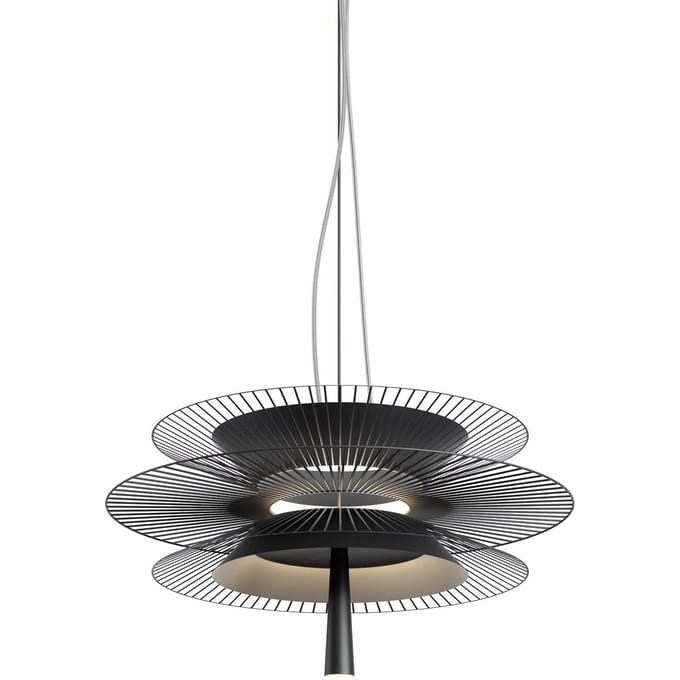 Forestier Gravity 2 hanglamp Ø68cm zwart