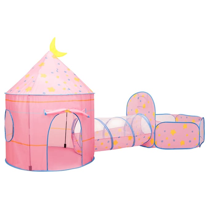 vidaXL Kindertent Set - Roze, 301 x 120 x 128 cm