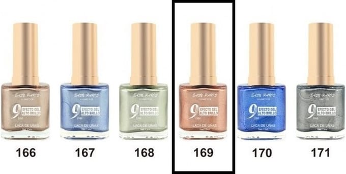 Easy Paris Cosmetics - Nagellak - Goud Metallic - 1 flesje met 13 ml inhoud - Nummer 169