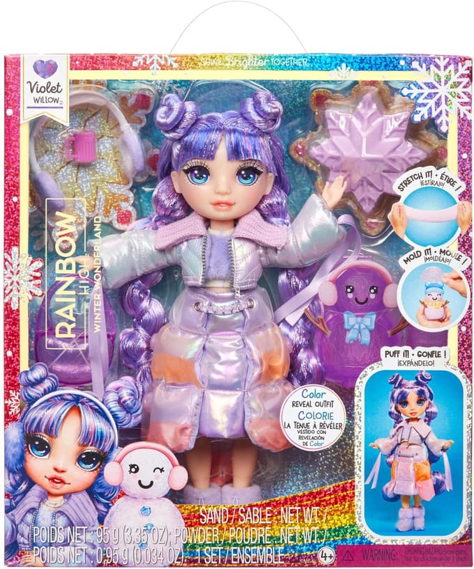 Rainbow High Winter Wonderland pop - Violet (paars)