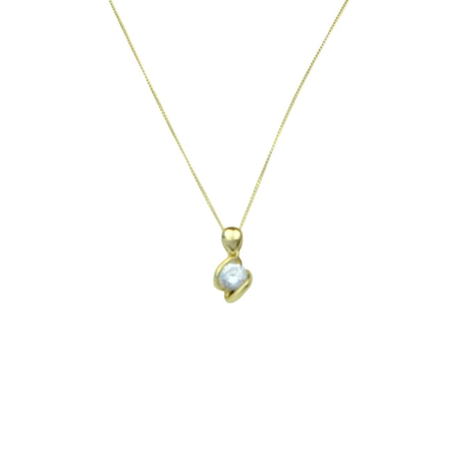 Mini Pearl Necklace Gold 14K