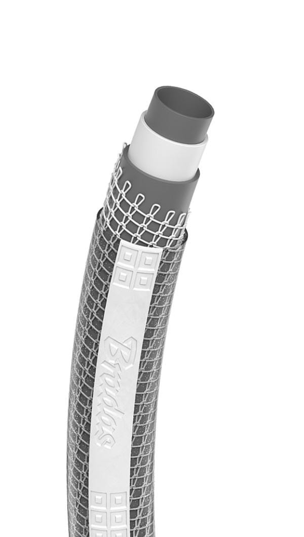 Bradas tuinslang NTS wit/zilver 3/4 inch 30 meter