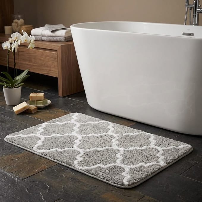 Badkamermat Antislip - Geschikt voor Douche & WC - Badmat - Morocco
