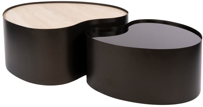 AnLi Style Salontafel Metal organisch set/2