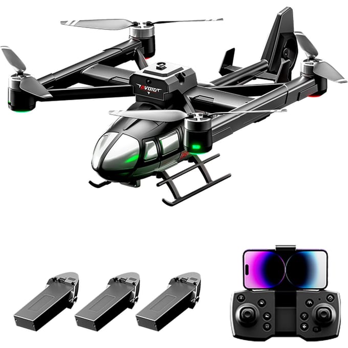 Afstandsbediening Quadcopter Airbus Quadcopter Afstandsbediening Helikopter met Dubbele Camera 720P, Vijf 3 zwart