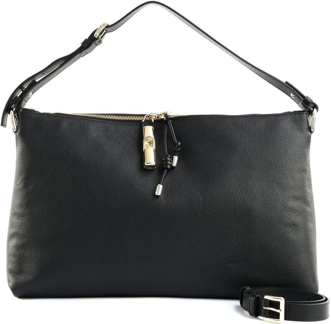 FURLA schoudertas Debby Soft Shoulder Bag Nero zwart