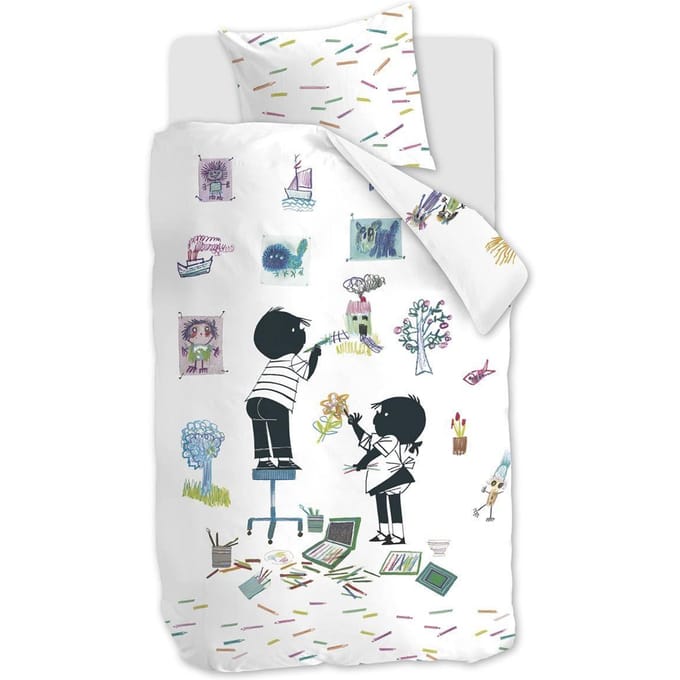 Kinderdekbedovertrekstet Art | Beddinghouse x Fiep Amsterdam