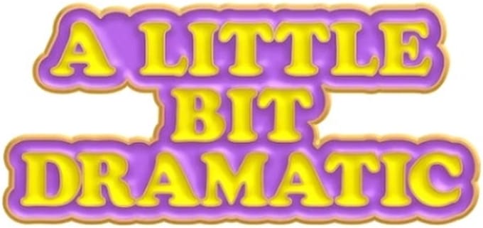 Pin Broche - enamel pin - kledingspeld - Little dramatic