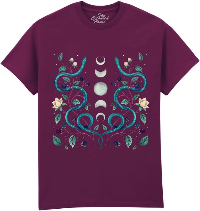 Slang Maan Serpent Moon The Coloured House T-shirt M
