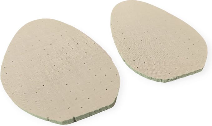 Vadret 1050 Dempende Geperforeerde Groene Latex Halve Inlegzolen