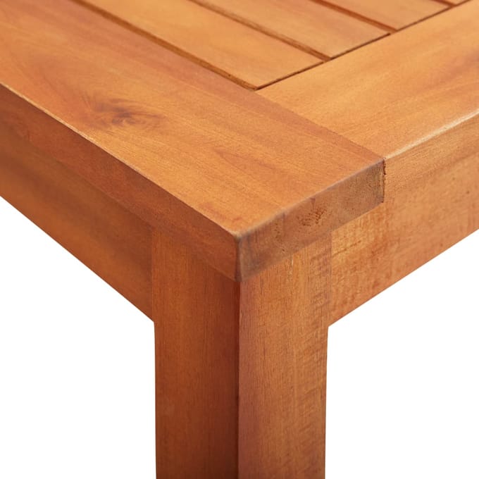 vidaXL - Tuintafel - 88x88x74 - cm - massief - acaciahout