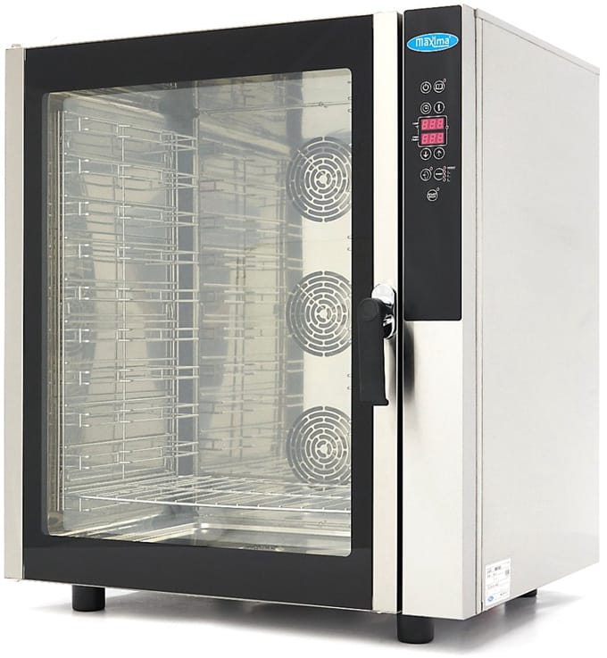 Combisteamer 10 Bakken (1/1 GN / 60 x 40 cm) Digitaal Display 400V