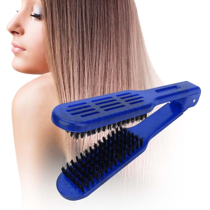 Haar Stijltang Multiplex Kam Stijltang Styling Kam Kappersgereedschap (Blauw) rood