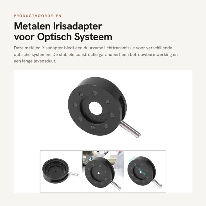 Dailygoods - Metalen Irisadapter voor Optisch Systeem