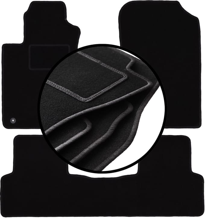 Complete set veloursmatten voor: Honda CR-V III SUV (2006-2012)