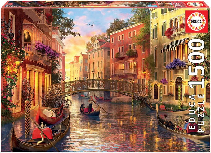 1500 stukjes puzzel Educa Atardecer Venecia