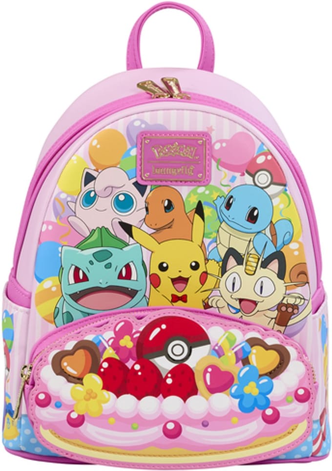 Pokémon Loungefly Backpack Friends Party