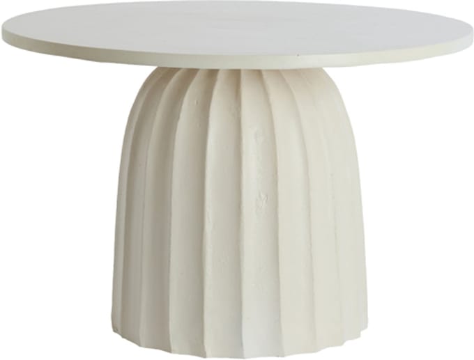 Light&living Bijzettafel Ø60x38 cm VEGLIA crème