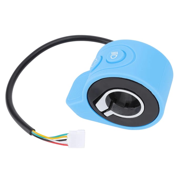 Accélérateur à pouce pour trottinette électrique, sensible, bouton d'accélérateur pour trottinette électrique Xiaomi blue