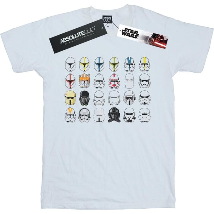 Star Wars Heren Trooper Helmen T-Shirt (Wit)