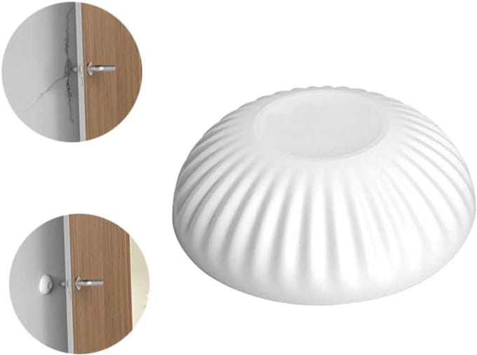 Deurstopper - Muur Schild - Muren Beschermen - Zelfklevend - 2 Stuks - Wit