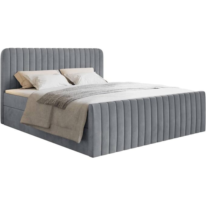 Boxspring Adrien velvet met opbergruimte 200x200 | NADUVI Collection