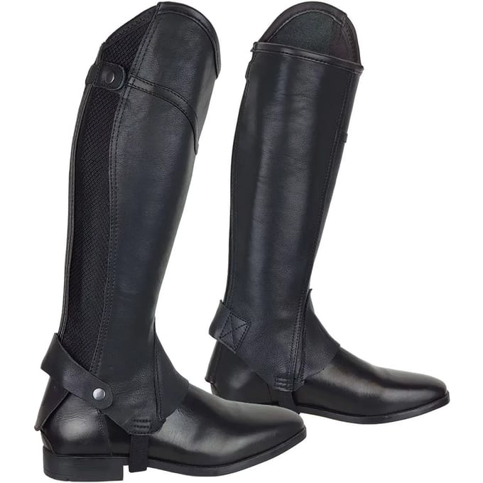 Mini leren chaps York Rival