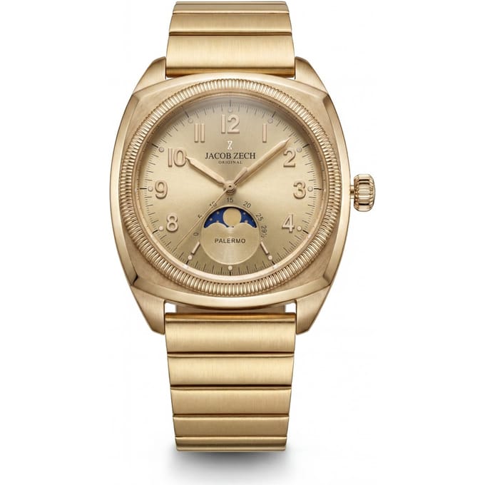 Jacob Zech - Heren Horloge Palermo - Goud