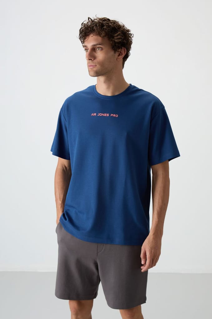 Oversized Geprinte Crew Neck T-shirt