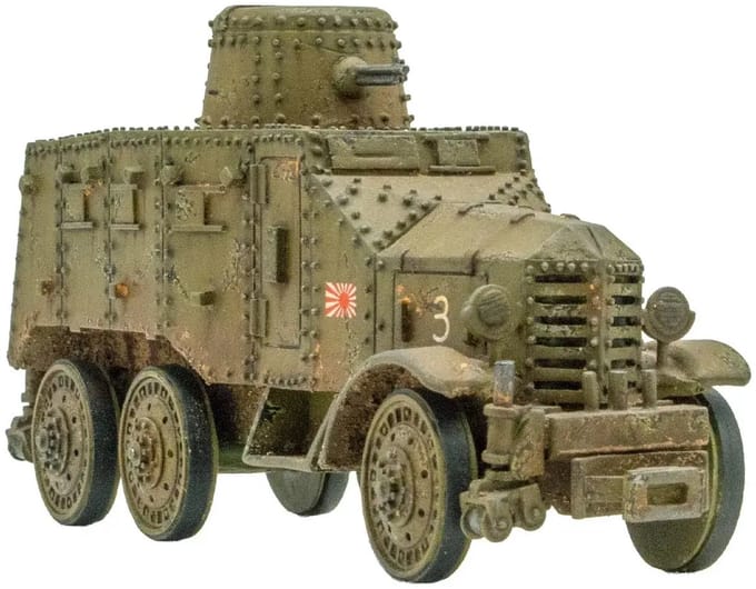 Type 91 S0-M0 Armoured Car (Bolt action nieuw)