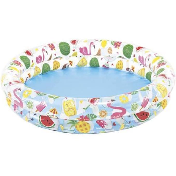 Intex Opblaasplonsbadje met 2 ringen 122x25cm Zwembaden