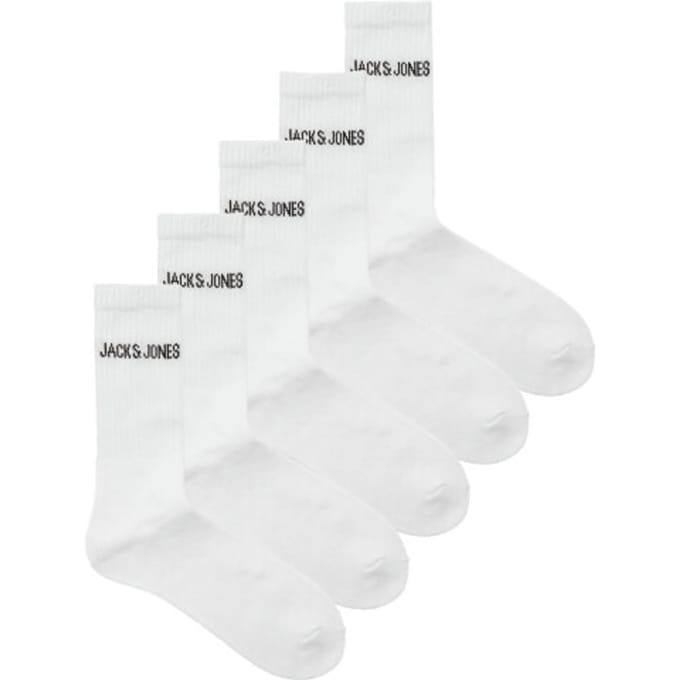 JACK&JONES ADDITIONALS - JACREGEN TENNIS SOCK 5 PACK NOOS Heren Sokken