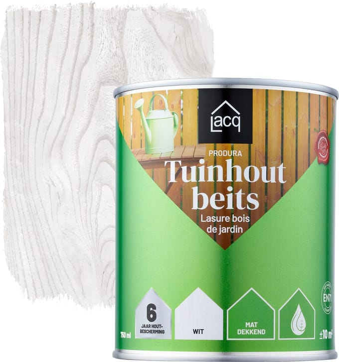 Lacq Tuinhoutbeits - 0.75L - Wit