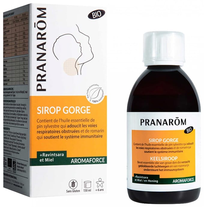 Pranarôm Aromaforce Keelstroop Biologisch 150 ml