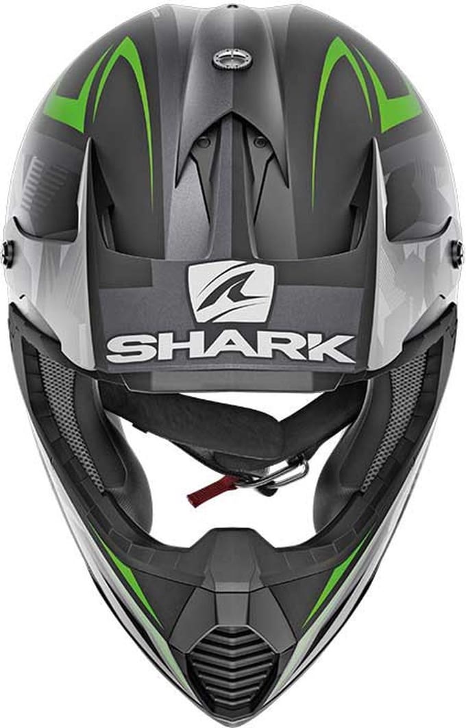 Shark Varial Tixier - Mat Zwart / Groen / Grijs