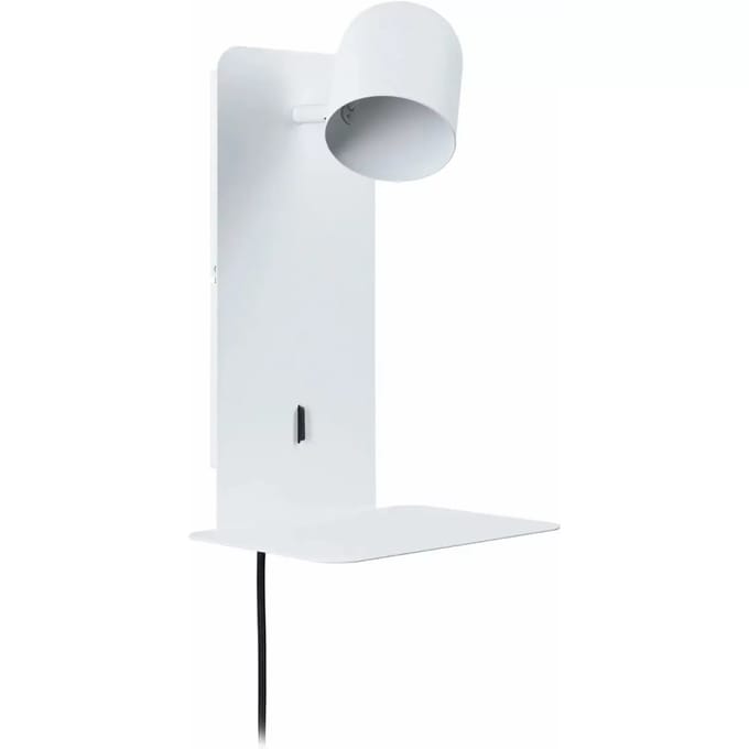 Wandlamp Malena USB C GU10 230V max. 5W Wit mat
