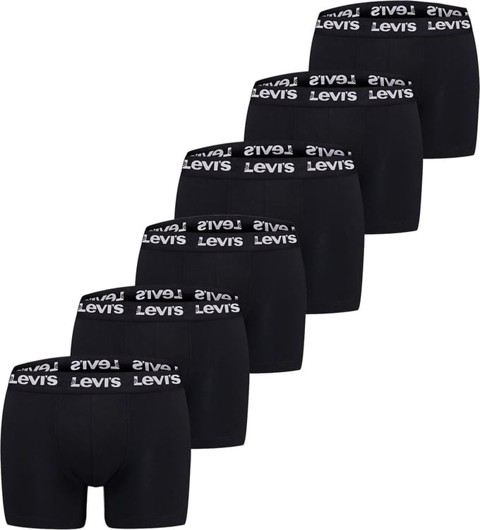Pack of 6 men's Levis REPEAT LOGO BOXER boxer shorts underwear pants