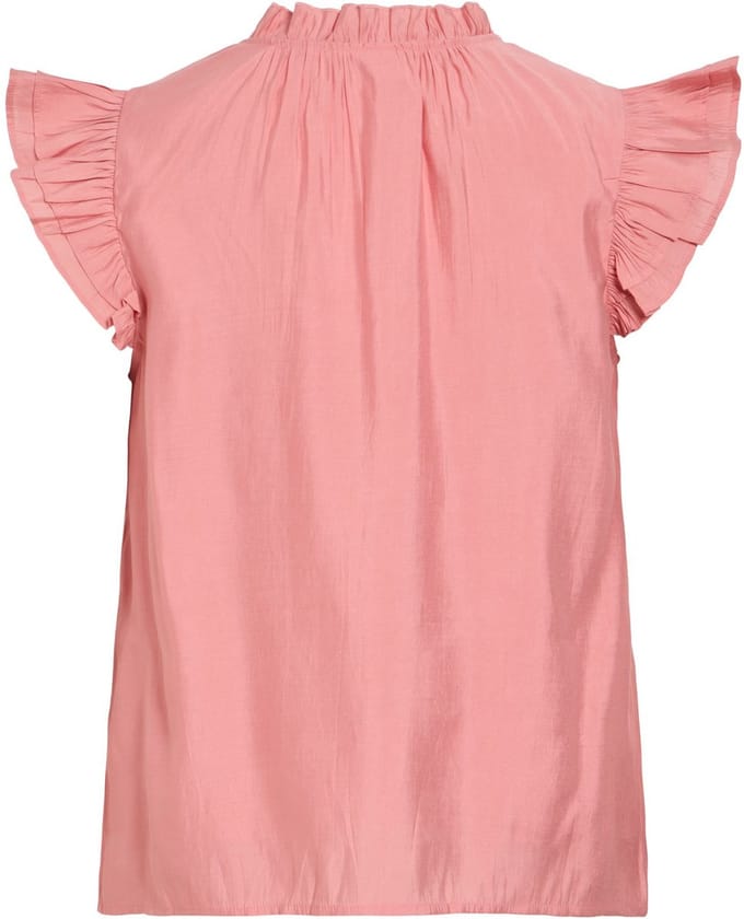 VILA - VIANU S/L V-NECK TOP/RN - Dames - Blouses