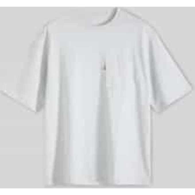 Loose fit T-shirt van puur katoen