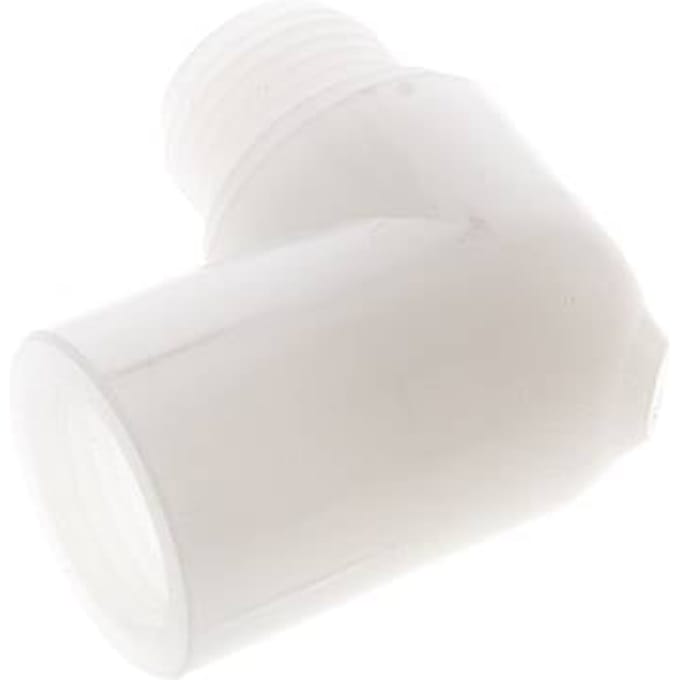 90° L-Koppeling G1/2'' Buitendraad X Binnendraad PVDF 10bar FDA