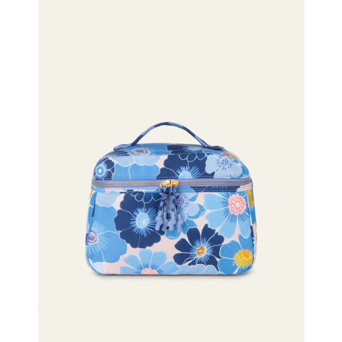 Oilily Coco - Toilettas - Beautycase - Waterafstotend - Dames - Vrouwen - Blauw - One size