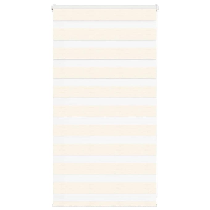 vidaXL - Zebra - rolgordijn - 80x100 - cm - stofbreedte - 75,9 - cm - marmerbeige